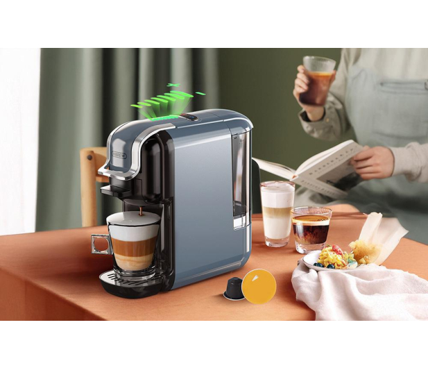 HiBrew Kapsułkowy ekspres do kawy 5w1 HiBREW H2B (szary) - 1486582 - zdjęcie 4